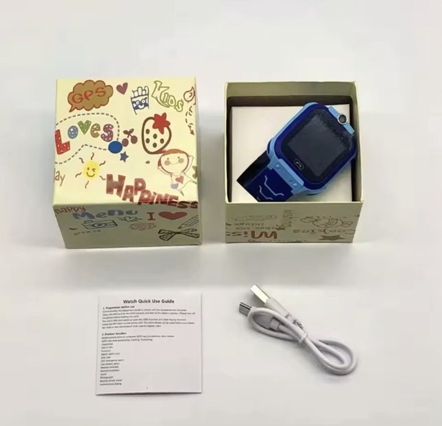 Reloj Inteligente para Niños con GPS, SIM y Resistencia al Agua IP65 – Asistente de Voz IA